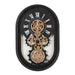 Mechanical clock - Oval Black (Y763 - 23x15") - eazy wagon