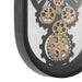 Mechanical clock - Oval Black (Y763 - 23x15") - eazy wagon