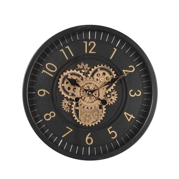 Mechanical clock - Royal Matte Black Round (Y751 - 20") - eazy wagon