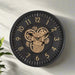 Mechanical clock - Royal Matte Black Round (Y751 - 20") - eazy wagon