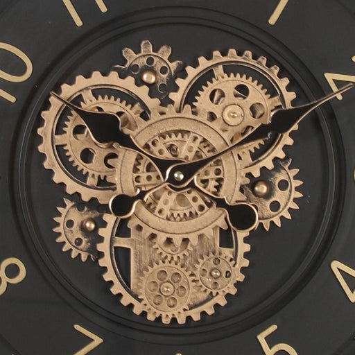 Mechanical clock - Royal Matte Black Round (Y751 - 20") - eazy wagon