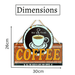 Metal Plates - Coffee All You Need Is Love And Coffee - eazy wagon