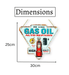 Metal Plates - Gas Oil Auto Parts - eazy wagon