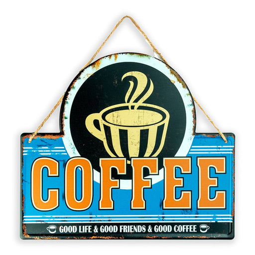 Metal Plates - Good Life & Good Friends & Good Coffee - eazy wagon