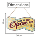 Metal Plates - Open And Close Turquoise Blue & Yellow - eazy wagon