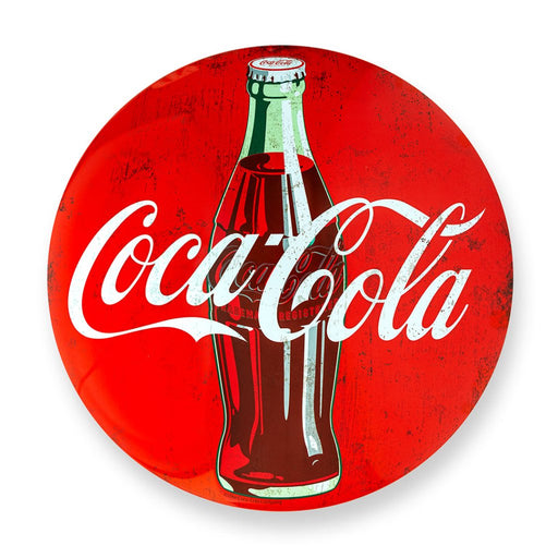 Metal Shield wall decor - C cola (16x16") - eazy wagon