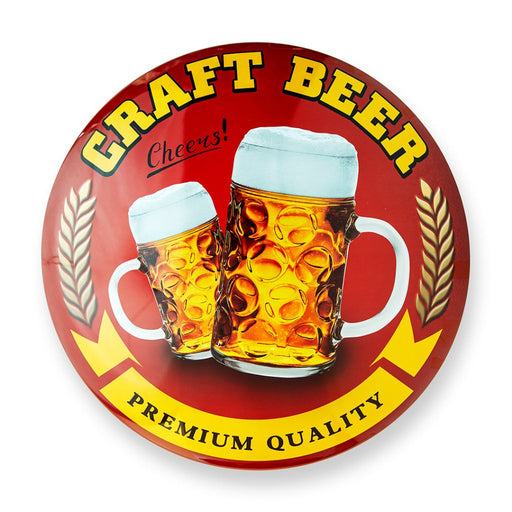 Metal Shield wall decor - Craft Beer Premium (16x16") - eazy wagon