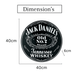Metal Shield wall decor - Jack Daniels (16x16") - eazy wagon