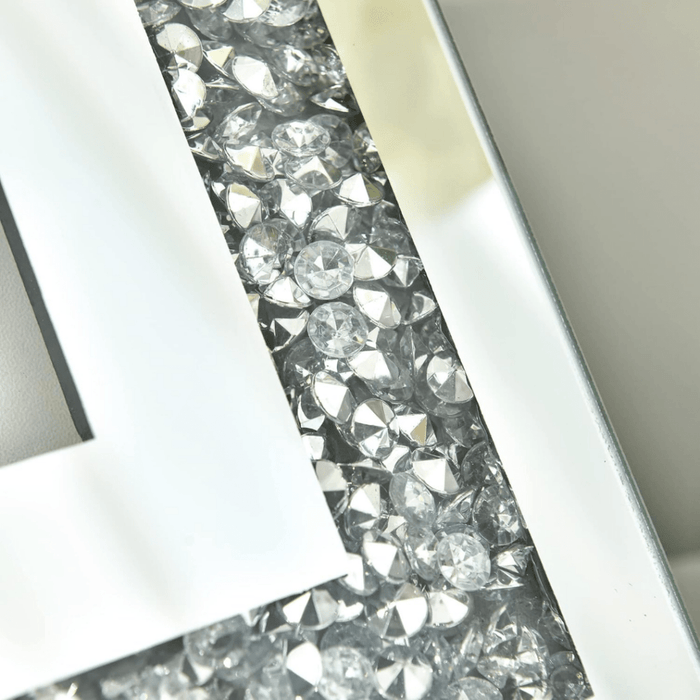 Mirror Dimond Clocks - Silver - eazy wagon