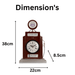 Model Clock - Gasoline Pump Clock Red - eazy wagon