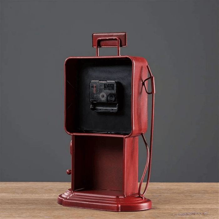 Model Clock - Gasoline Route66 Clock Red - eazy wagon