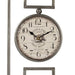 Model Clock – Geometric Antique Silver Finish - eazy wagon