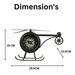 Model Clock - Retro Helicopter Clock Green - eazy wagon