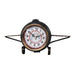 Model Clock - Vintage Fighter Plane Shaped clock - Black - eazy wagon