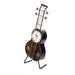 Model Clock - Vintage Guitar Shaped clock - Black - eazy wagon