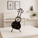 Model Clock - Vintage Guitar Shaped clock - Black - eazy wagon