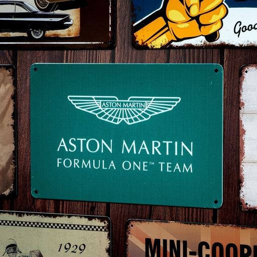 Number Plates Big Wall Sign – Aston Martin Formula One Team - eazy wagon
