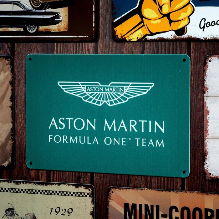 Number Plates Big Wall Sign – Aston Martin Formula One Team - eazy wagon