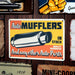 Number Plates Big Wall Sign – Auto Mufflers - eazy wagon