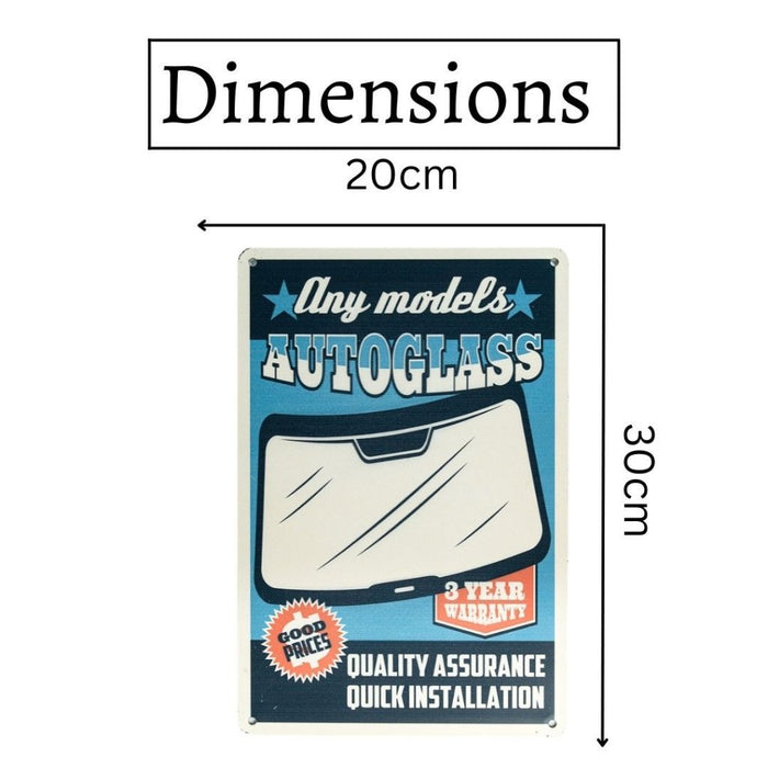 Number Plates Big Wall Sign – Autoglass - eazy wagon