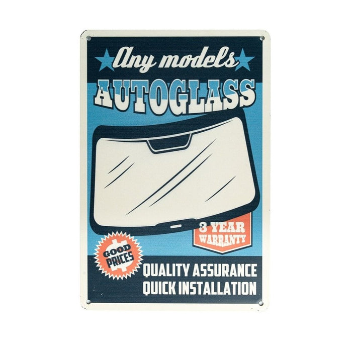 Number Plates Big Wall Sign – Autoglass - eazy wagon