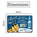 Number Plates Big Wall Sign – Beer The Best - eazy wagon
