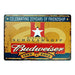 Number Plates Big wall sign - Budweiser Scolarship - eazy wagon