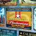 Number Plates Big wall sign - Budweiser Scolarship - eazy wagon