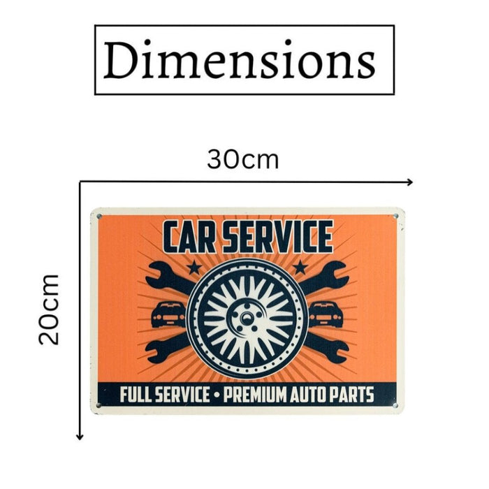 Number Plates Big Wall Sign – Car Service - eazy wagon