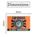 Number Plates Big Wall Sign – Car Service - eazy wagon