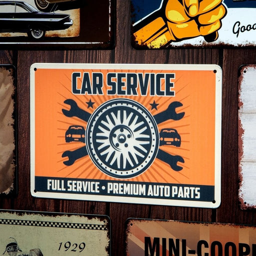 Number Plates Big Wall Sign – Car Service - eazy wagon