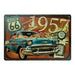 Number Plates Big wall sign - Chevrolet 1957 - eazy wagon