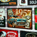 Number Plates Big wall sign - Chevrolet 1957 - eazy wagon