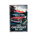 Number Plates Big Wall Sign – Chevrolet Bel Air 1955 - eazy wagon