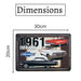 Number Plates Big Wall Sign – Chevrolet Impala 1961 - eazy wagon
