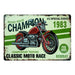 Number Plates Big wall sign - Classic Moto Race Bombay - eazy wagon