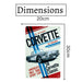 Number Plates Big Wall Sign – Corvette 58 Corvette Classic - eazy wagon
