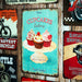 Number Plates Big wall sign - Cupcakes Bakery - eazy wagon