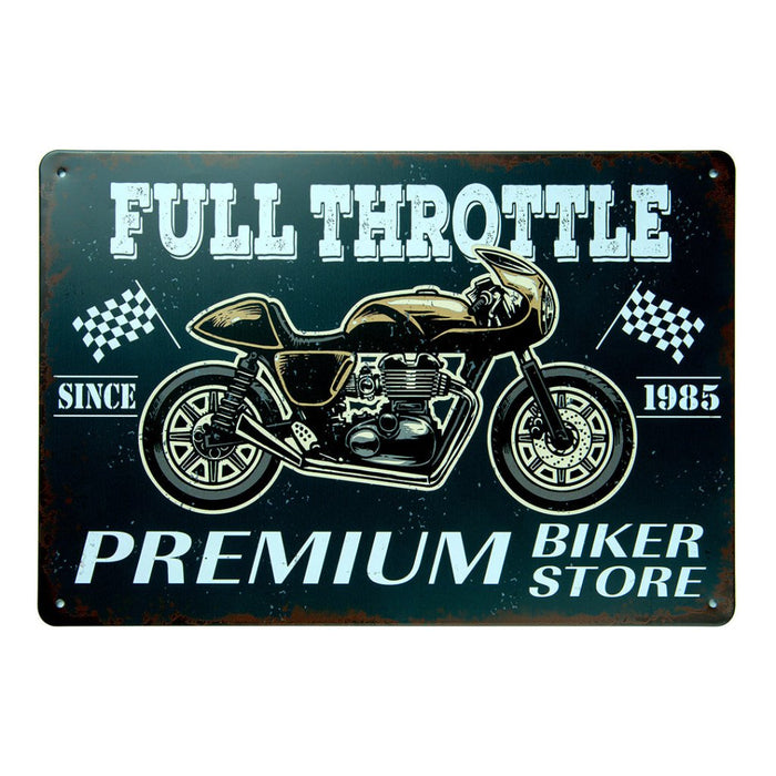 Number Plates Big wall sign - Full Throttle Since 1985 - eazy wagon