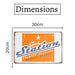 Number Plates Big Wall Sign – Gas Station - eazy wagon