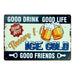 Number Plates Big wall sign - Good Drink Good Life - eazy wagon