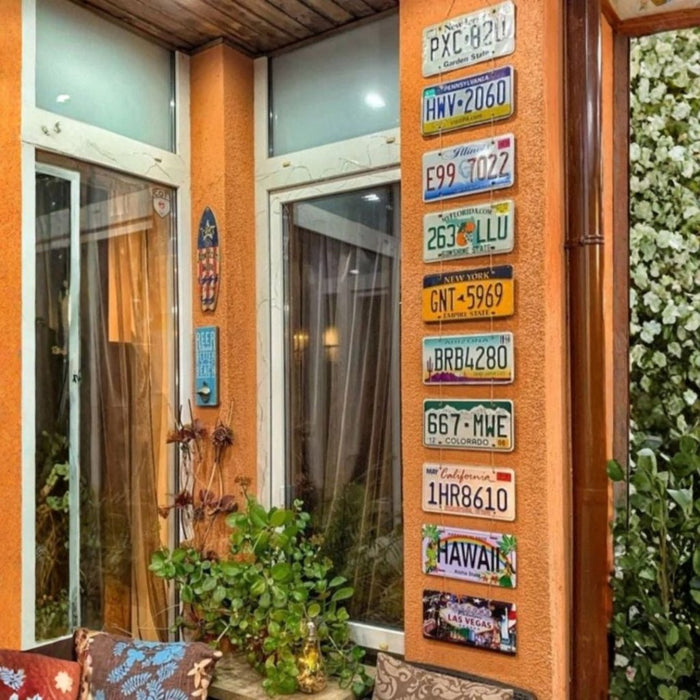 Number Plates Big wall sign - Its Travel Time - eazy wagon