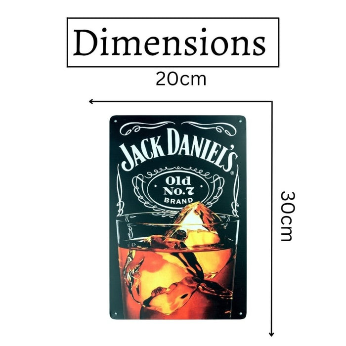 Number Plates Big wall sign - Jackdaniels Glass - eazy wagon
