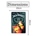 Number Plates Big wall sign - Jackdaniels Glass - eazy wagon