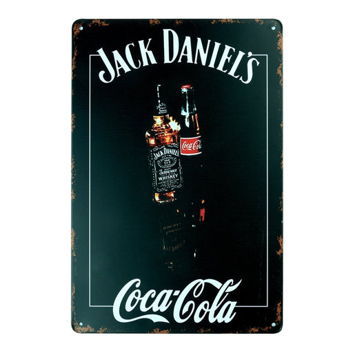 Number Plates Big wall sign - Jackdaniels With C cola - eazy wagon