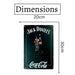Number Plates Big wall sign - Jackdaniels With C cola - eazy wagon
