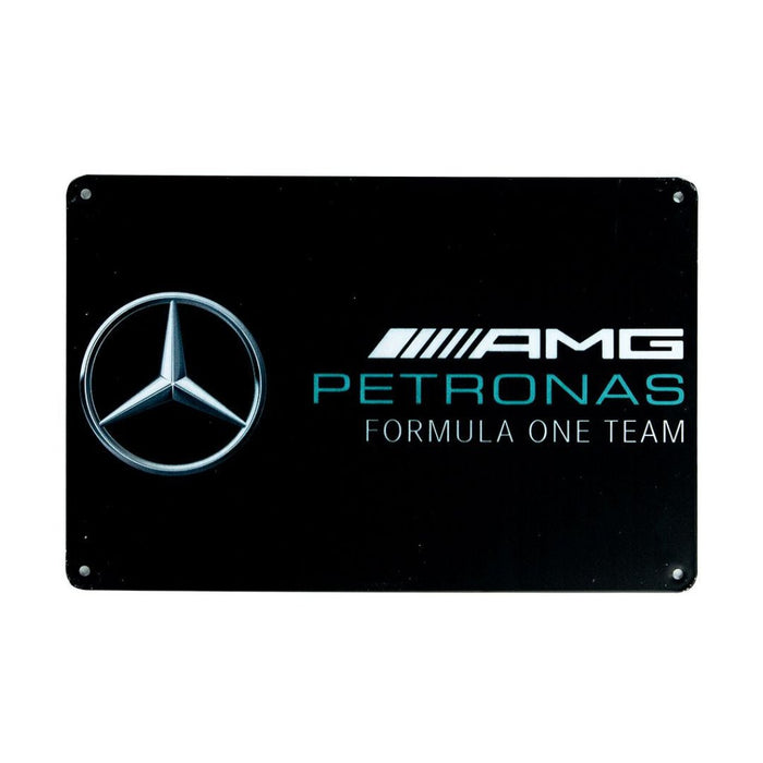 Number Plates Big Wall Sign – Mercedes AMG Petronas Formula One - eazy wagon