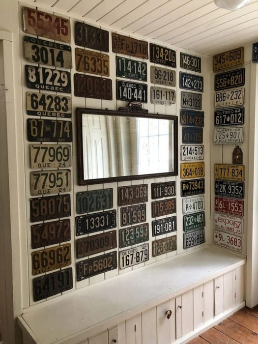 Number Plates Big wall sign - Miller Bottles - eazy wagon