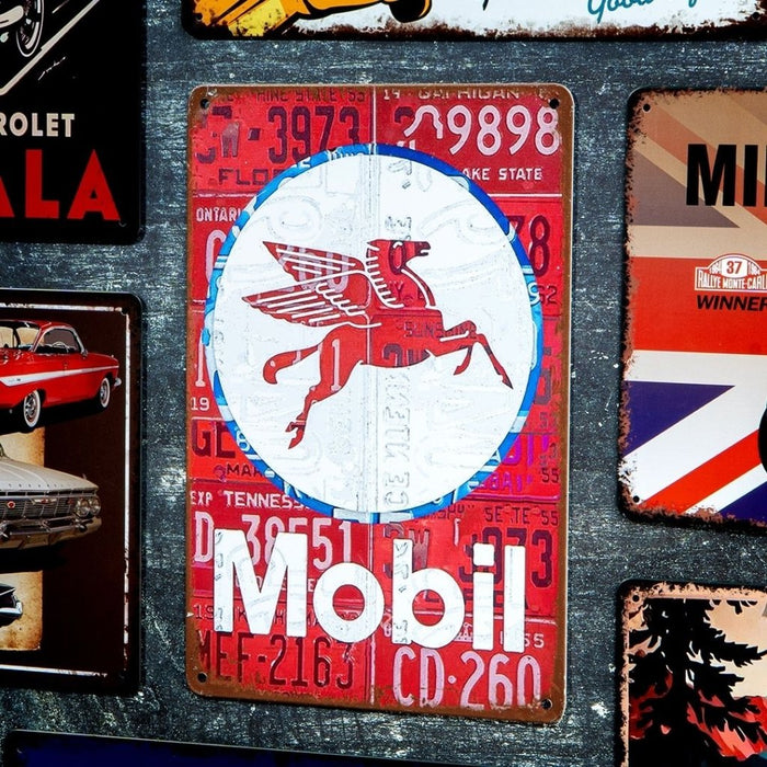 Number Plates Big Wall Sign – Mobil - eazy wagon