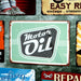 Number Plates Big Wall Sign – Motor Oil - eazy wagon